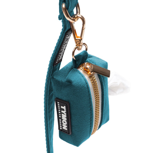 Porta Bolsas Higiénicas Teal Velver - Tymon suricate brand