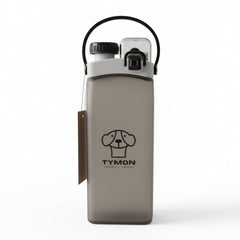 Transparent dark smoke flexible bottle