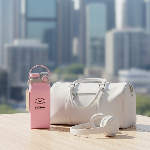 Transparent Bubblegum Pink Squeeze Bottle