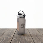 Transparent dark smoke flexible bottle