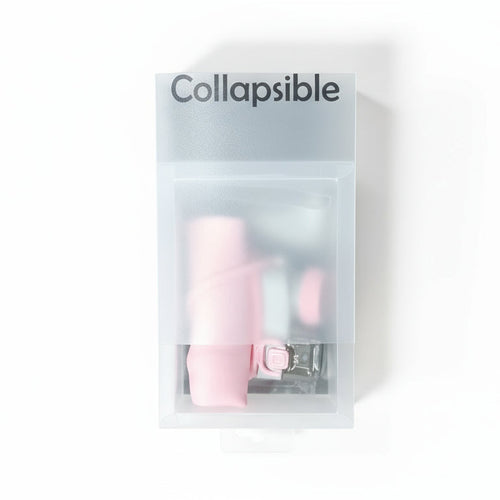 Transparent Bubblegum Pink Squeeze Bottle