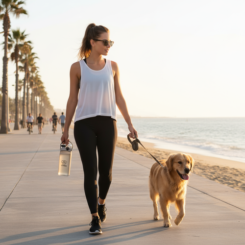 Transparent dark smoke flexible bottle