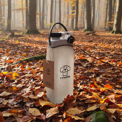 Transparent dark smoke flexible bottle